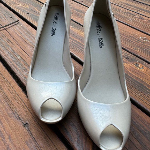 Melissa + Karl Lagerfield Shoes High heels Peep toe - Picture 9 of 15